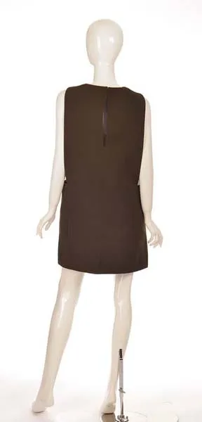 1960s Pierre Cardin Mod Narrow-Front Pinafore Jumper