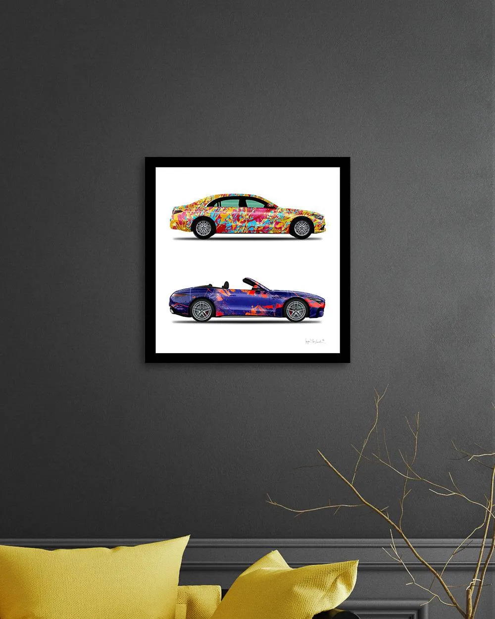 2 - World Jumper & New Galaxy Cars by Jumper Maybach® (Print on Canvas)