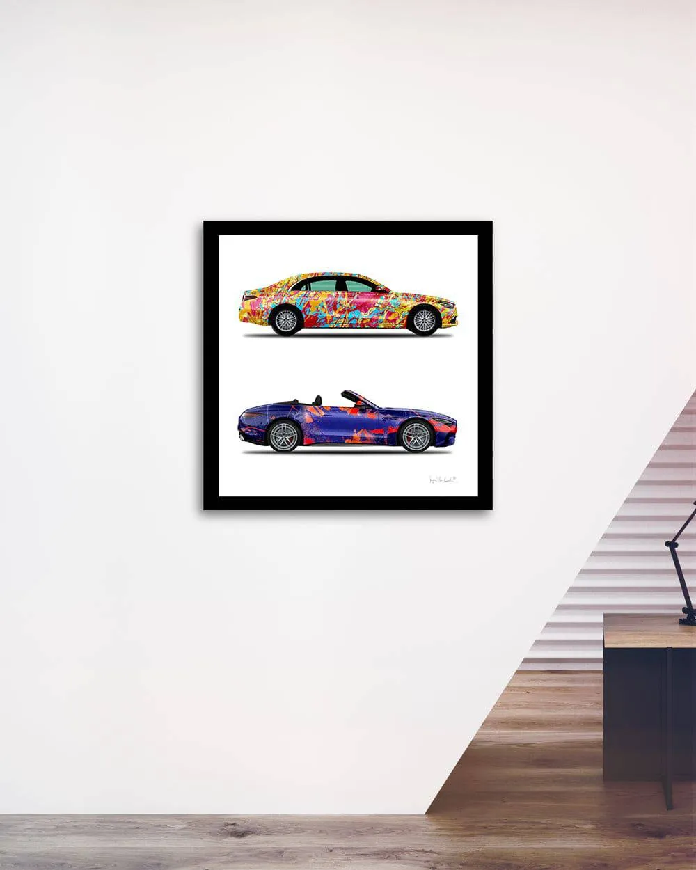 2 - World Jumper & New Galaxy Cars by Jumper Maybach® (Print on Canvas)