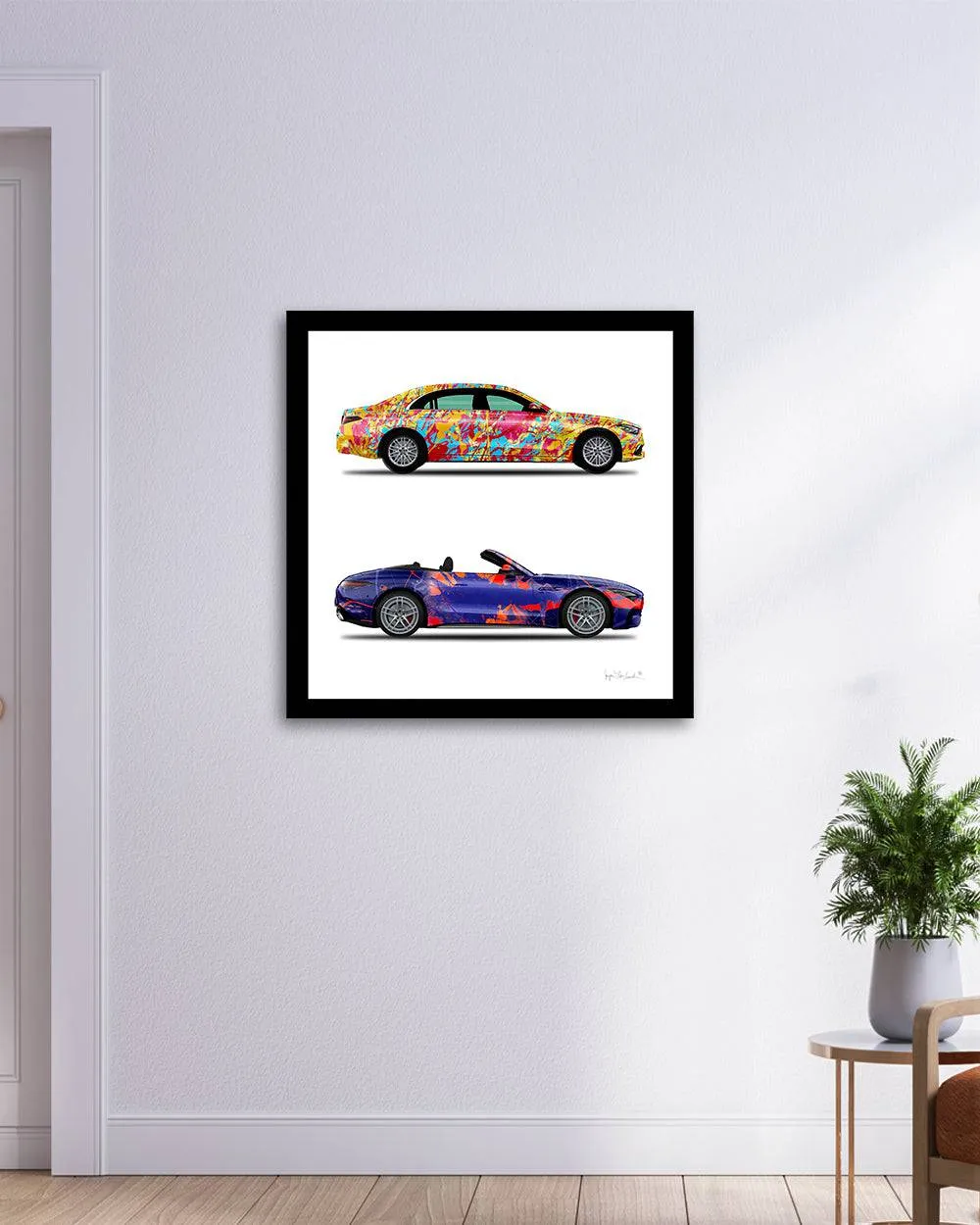 2 - World Jumper & New Galaxy Cars by Jumper Maybach® (Print on Canvas)