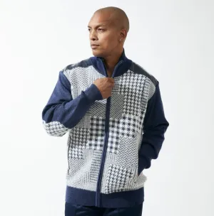 81025 Mixed Houndstooth Sweater by Silversilk