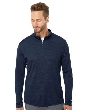 Adidas Men's Lightweight Melange Quarter-Zip Pullover