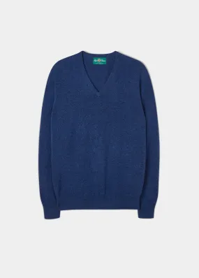 Albury Geelong Wool Jumper in Indigo - Regular Fit