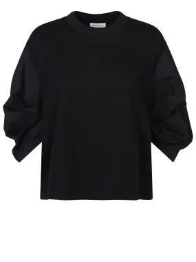 Alexander McQueen Crewneck Puff Sleeved Jumper