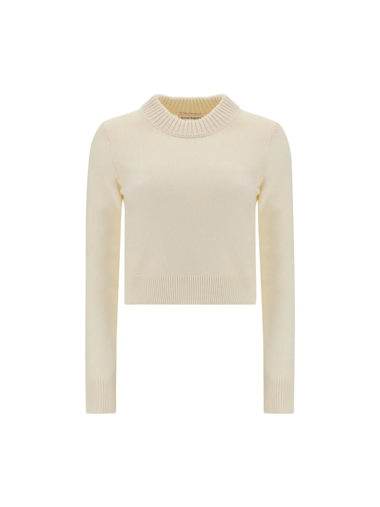 Alexander McQueen Crewneck Ribbed Jumper