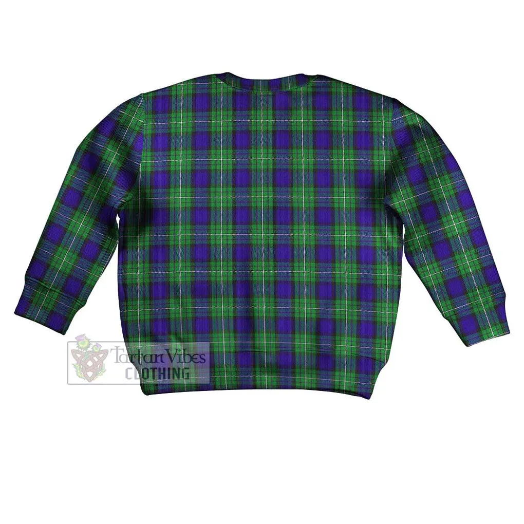 Alexander Tartan Kid Ugly Sweater with Family Crest