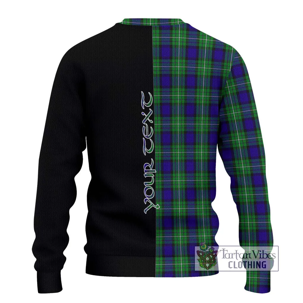 Alexander Tartan Ugly Sweater with Family Crest and Half Of Me Style