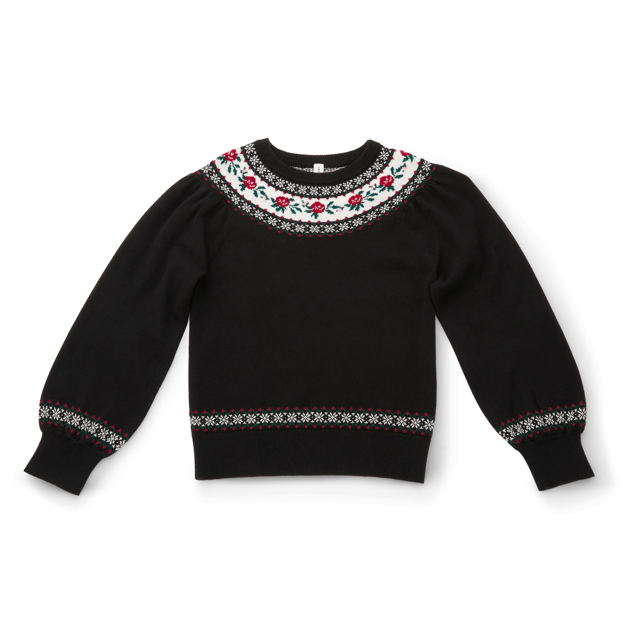 American Girl® x Janie and Jack Rose Fair Isle Sweater for Girls