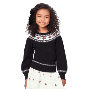 American Girl® x Janie and Jack Rose Fair Isle Sweater for Girls