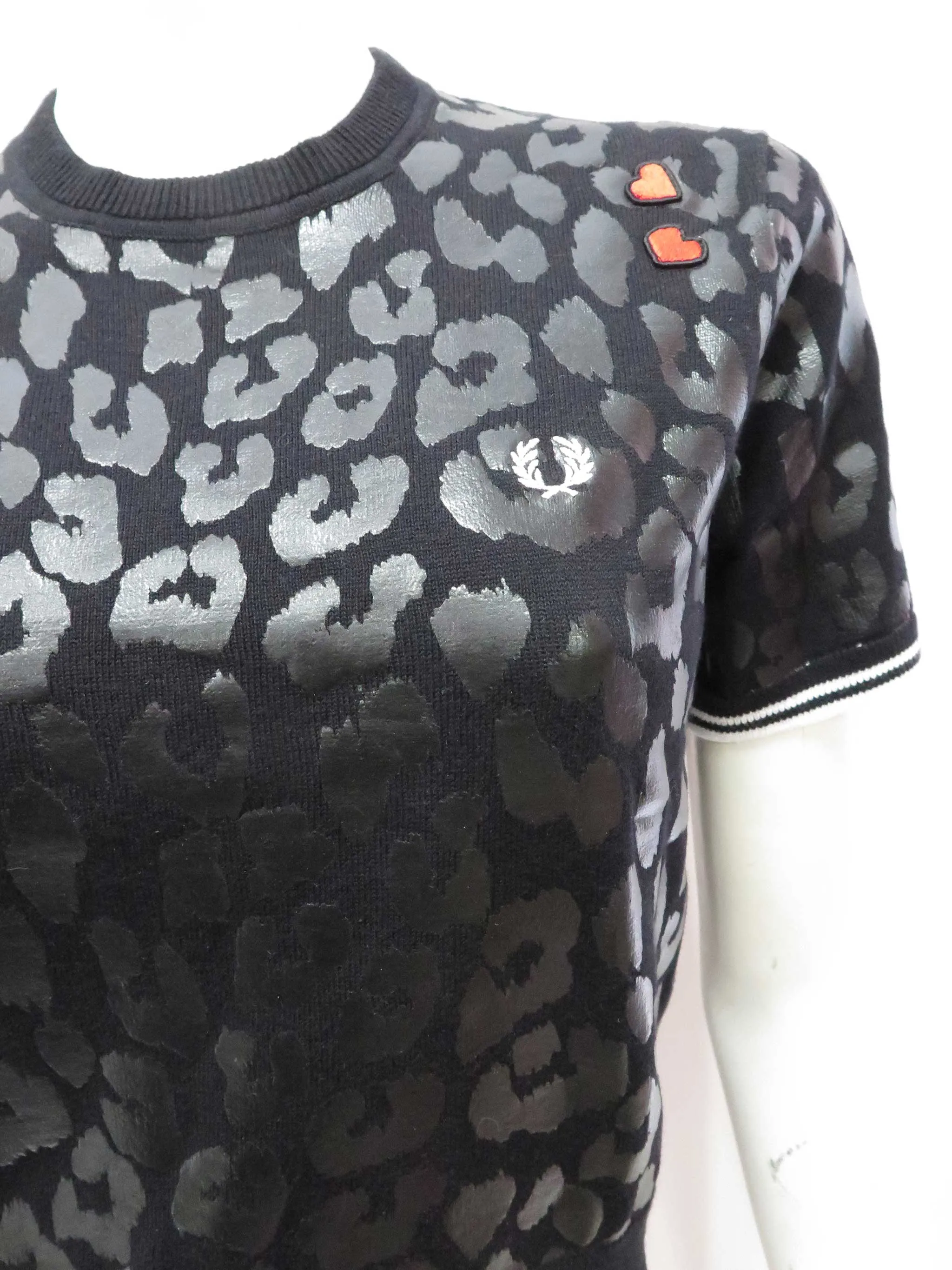 Amy Winehouse Leopard Print Jumper