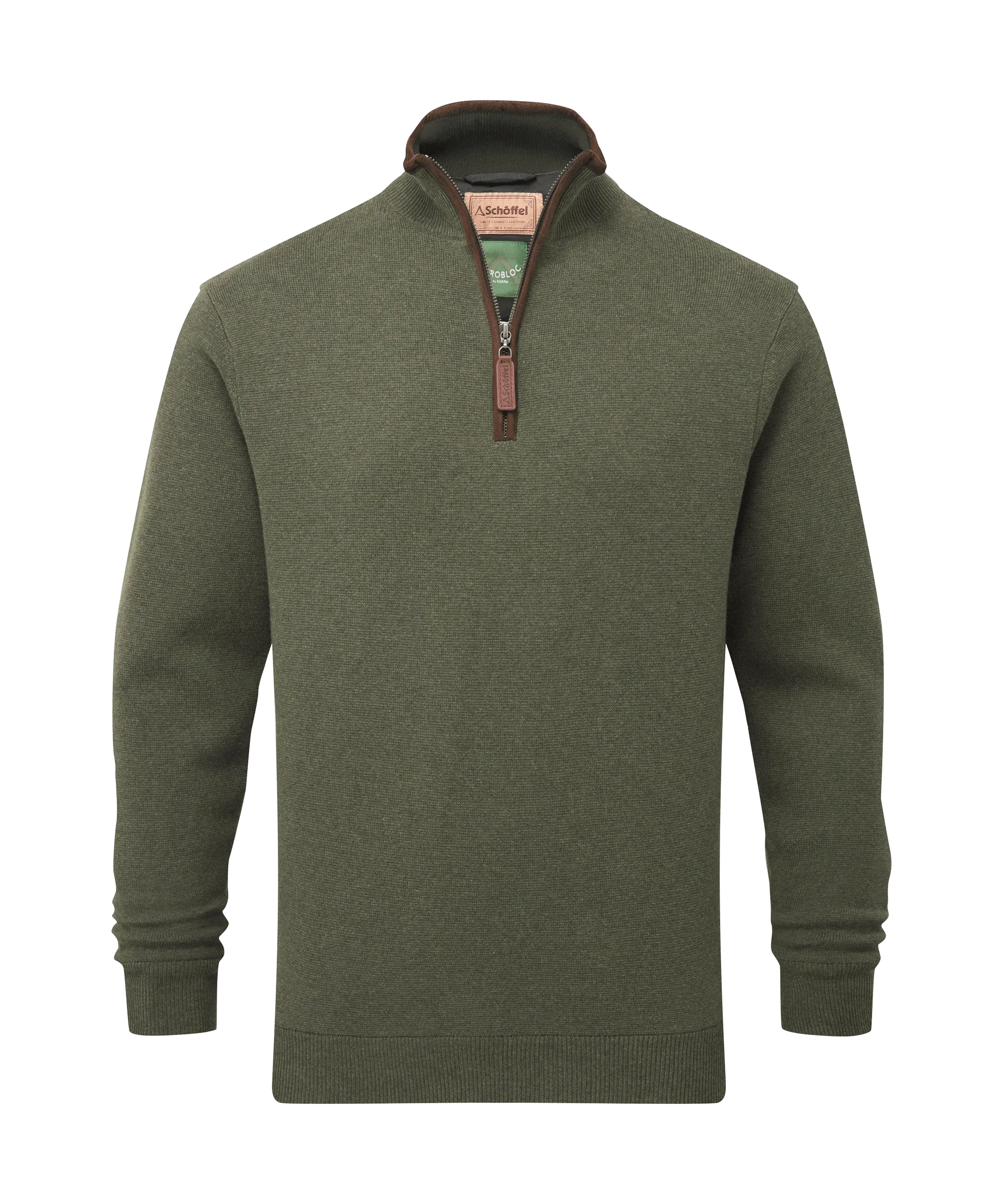 Angus Aerobloc Quarter Zip - Woodland