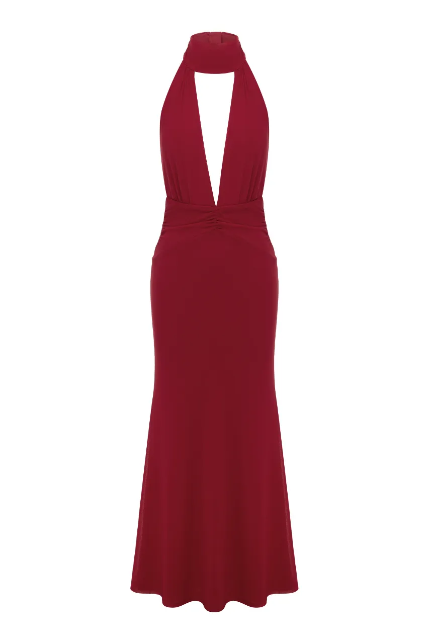 ANTONIE MAXI DRESS - CHERRY