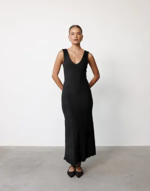 Aurelia Maxi Dress (Black)