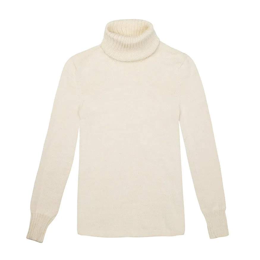 Baby Alpaca Wool Roll Neck Knit