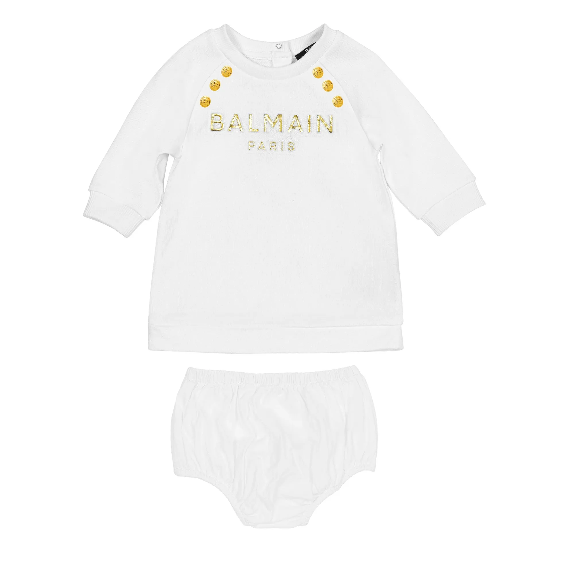 Balmain Baby Girls Sweater Dress Ensemble