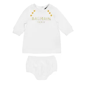 Balmain Baby Girls Sweater Dress Ensemble