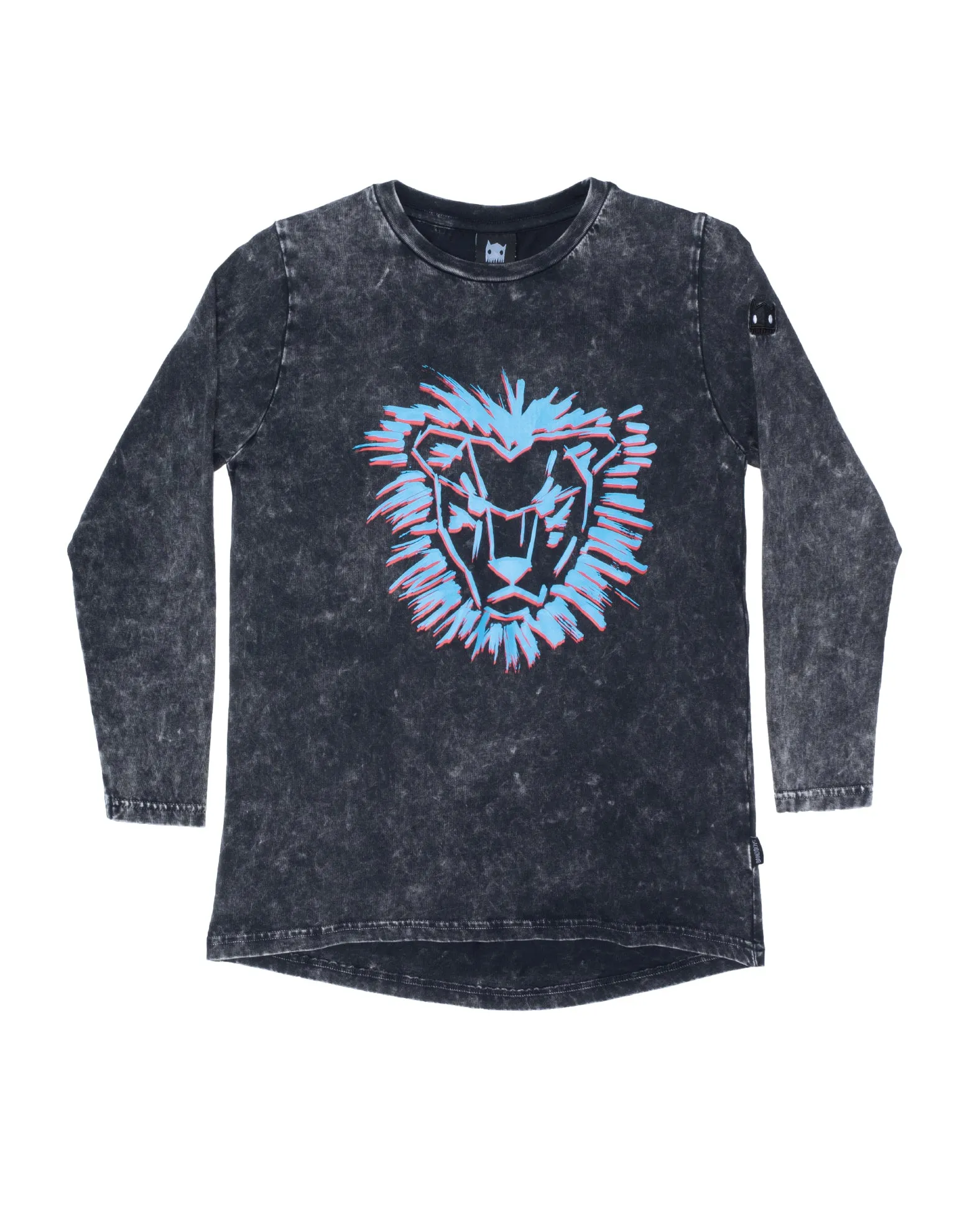 band of boys Lion Mane Scoop Vintage LS Tee - Black