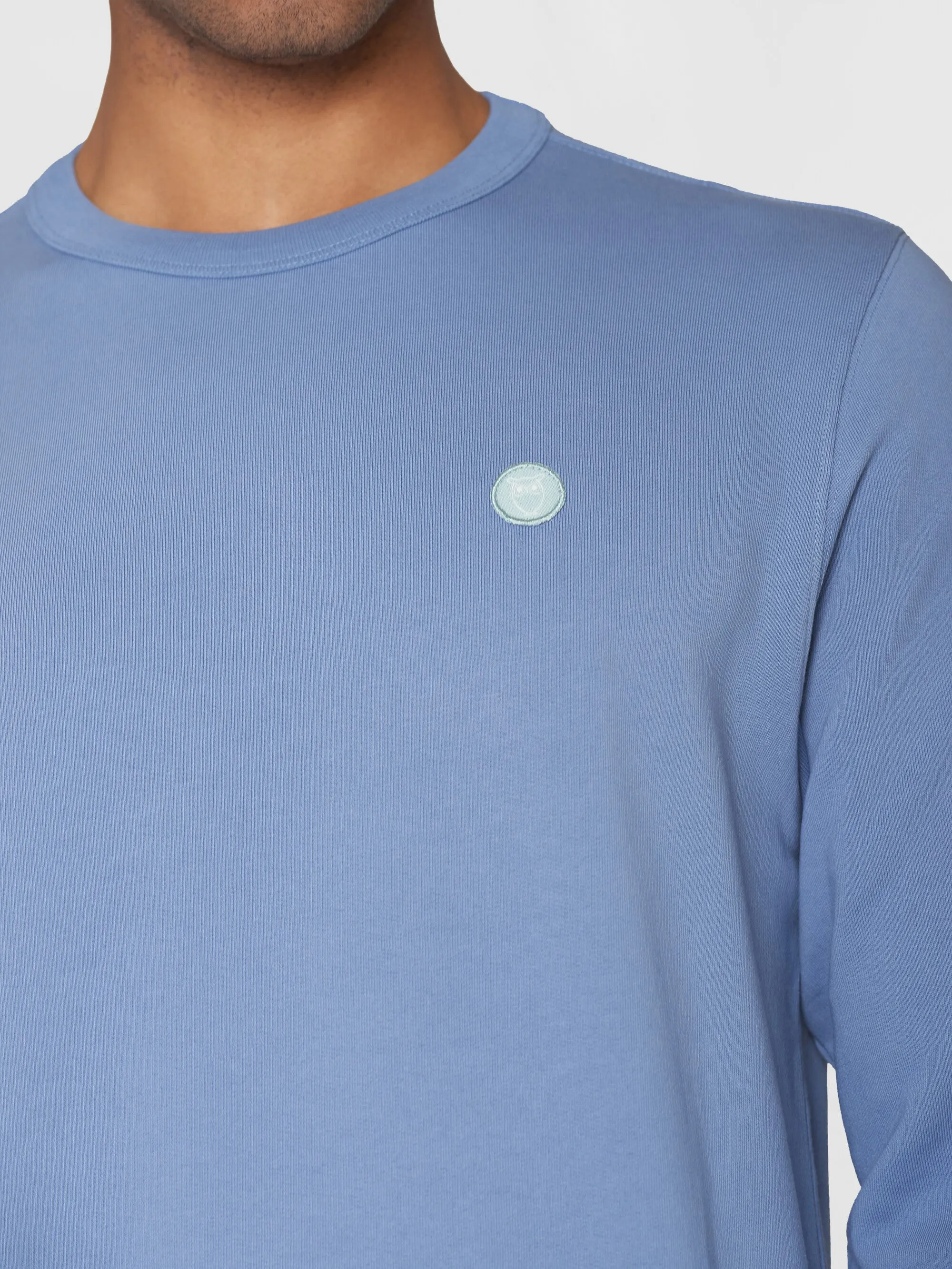 Basic badge sweat - Moonlight Blue