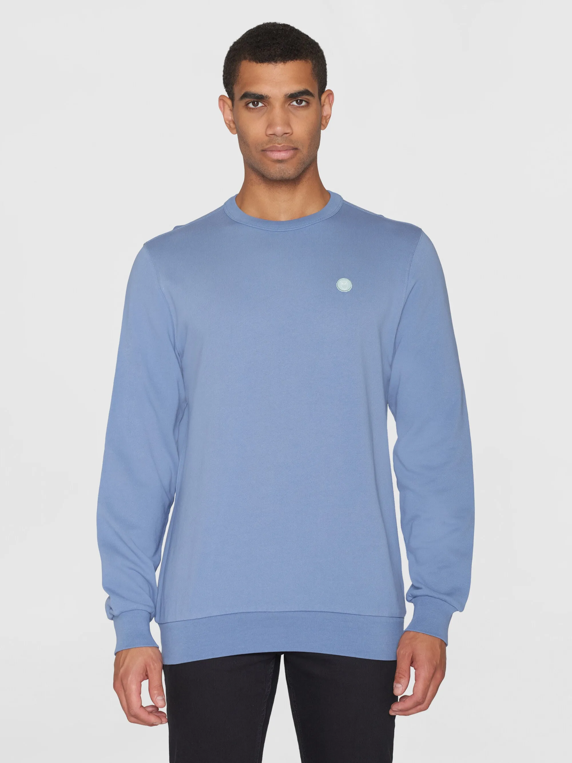 Basic badge sweat - Moonlight Blue