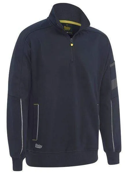 Bisley 1/4 Zip Work Fleece Pullover BK6924