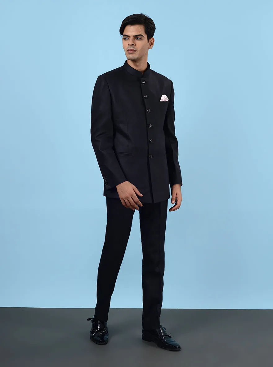 Black Jodhpuri Suit | JadeBlue