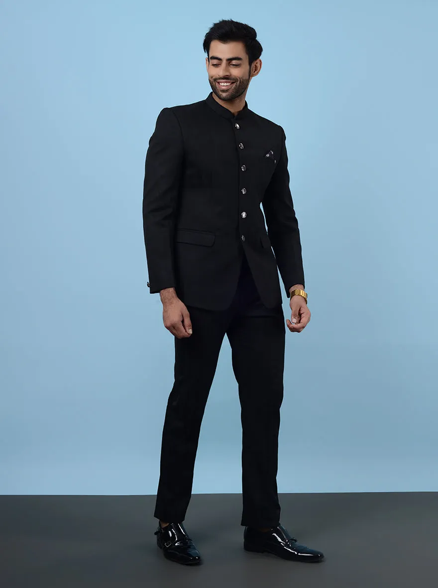 Black Jodhpuri Suit | JadeBlue