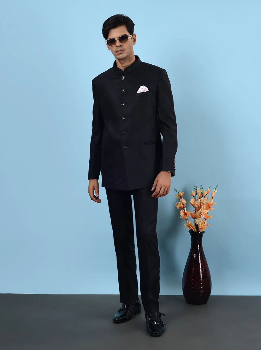 Black Jodhpuri Suit | JadeBlue