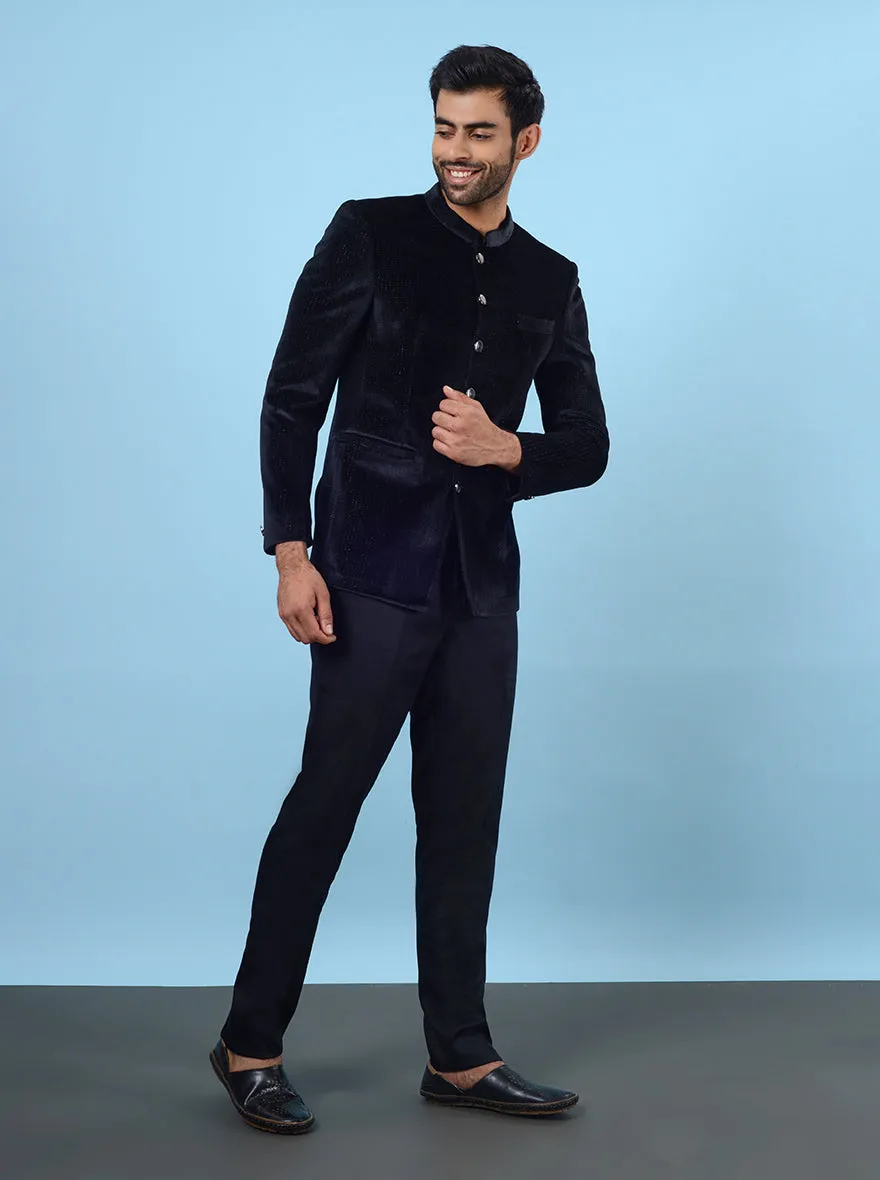 Black Jodhpuri Suit | JadeBlue