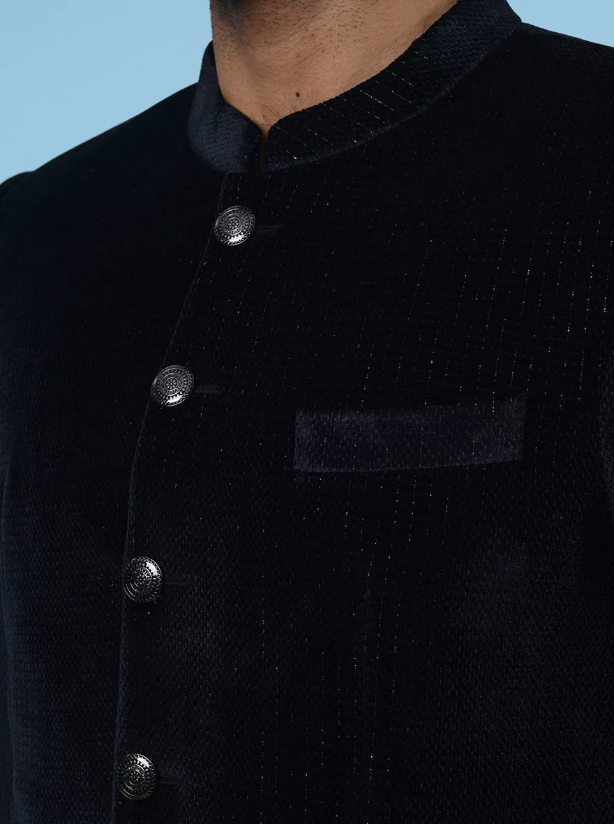 Black Jodhpuri Suit | JadeBlue