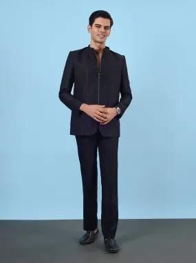 Black Jodhpuri Suit | JadeBlue