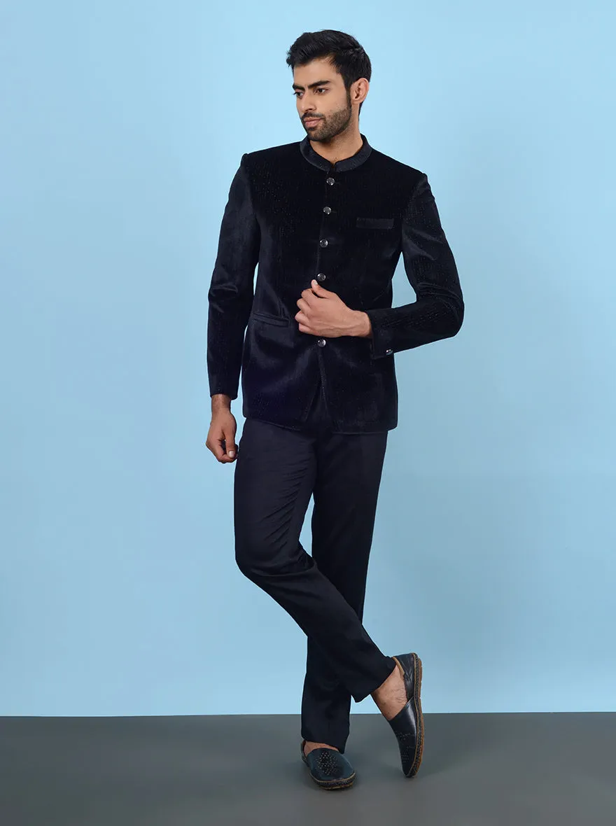 Black Jodhpuri Suit | JadeBlue