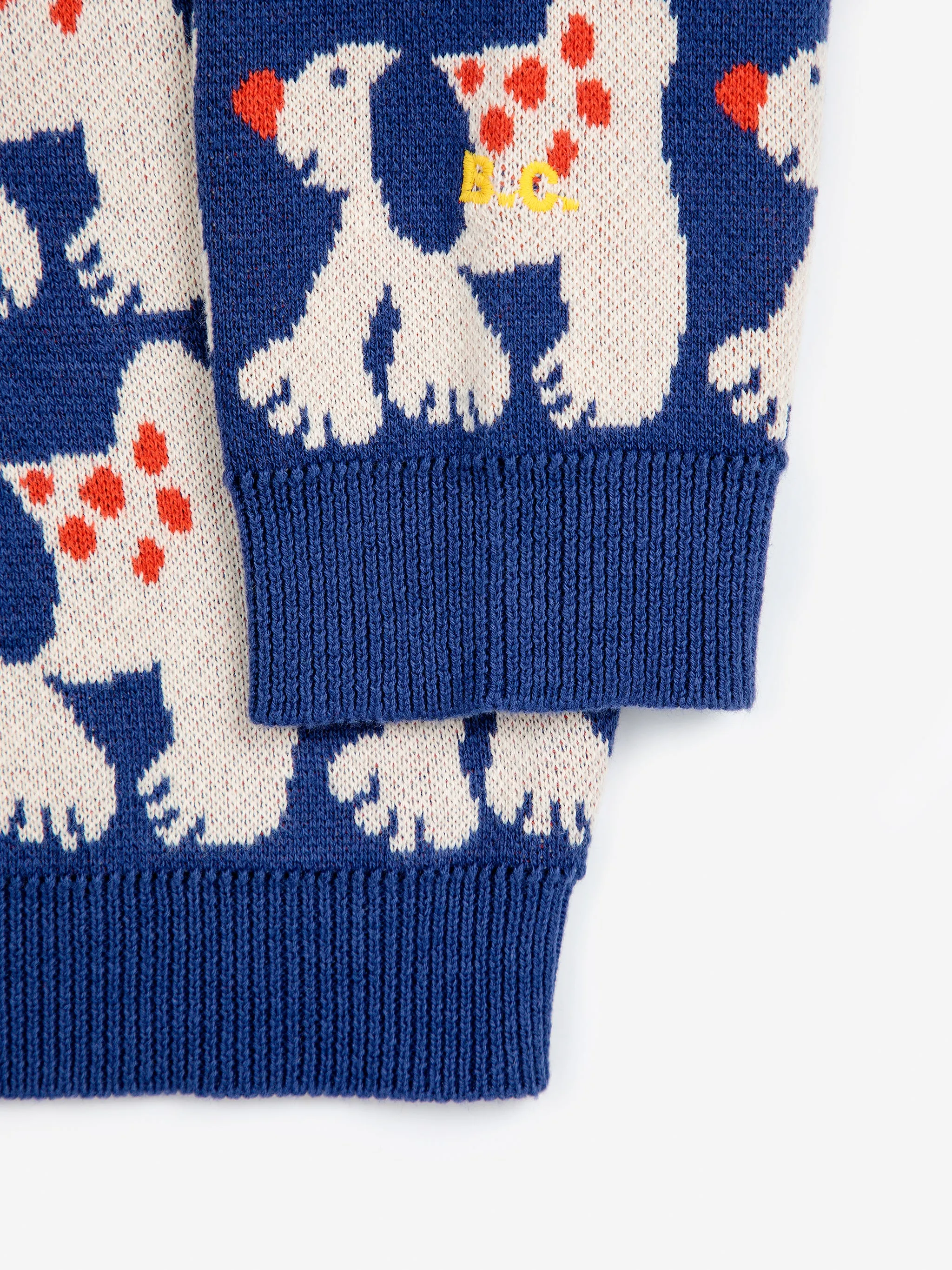 Bobo Choses Fairy Dog All Over Jacquard Jumper