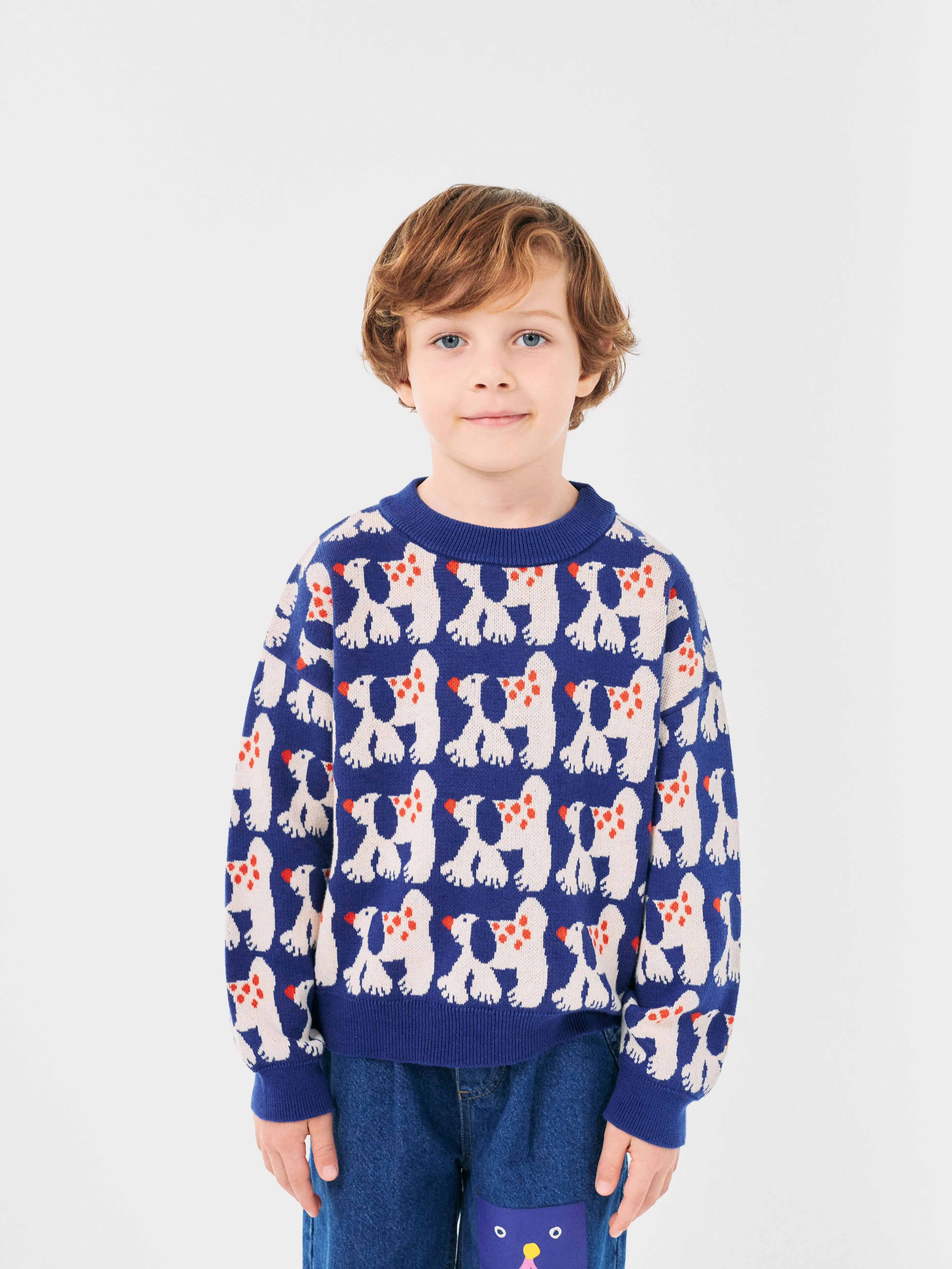 Bobo Choses Fairy Dog All Over Jacquard Jumper