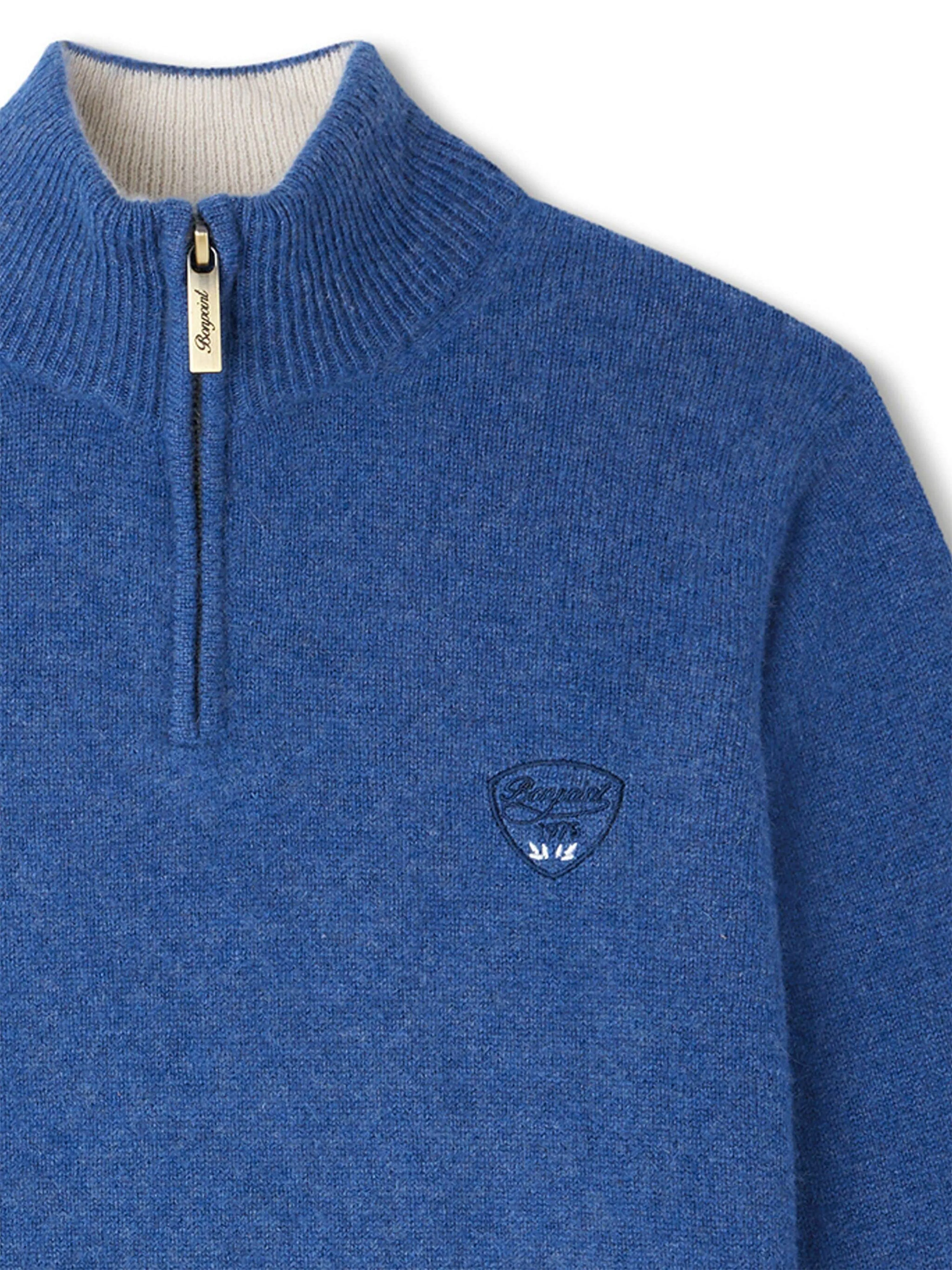 Bonpoint Boys Cashmere Gert Jumper in Blue