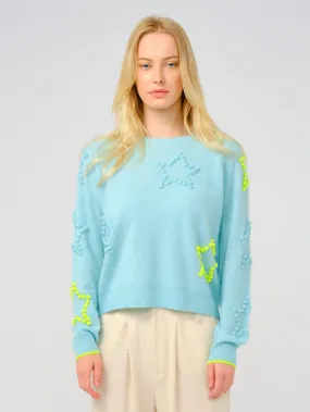 Brodie Cashmere Mint Starlight Jumper