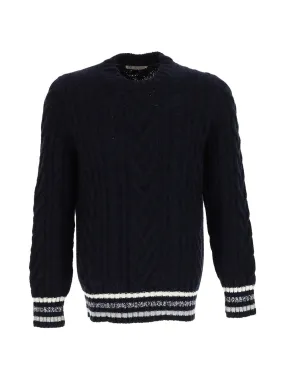 Brunello Cucinelli Cable-Knit Crewneck Long-Sleeved Jumper