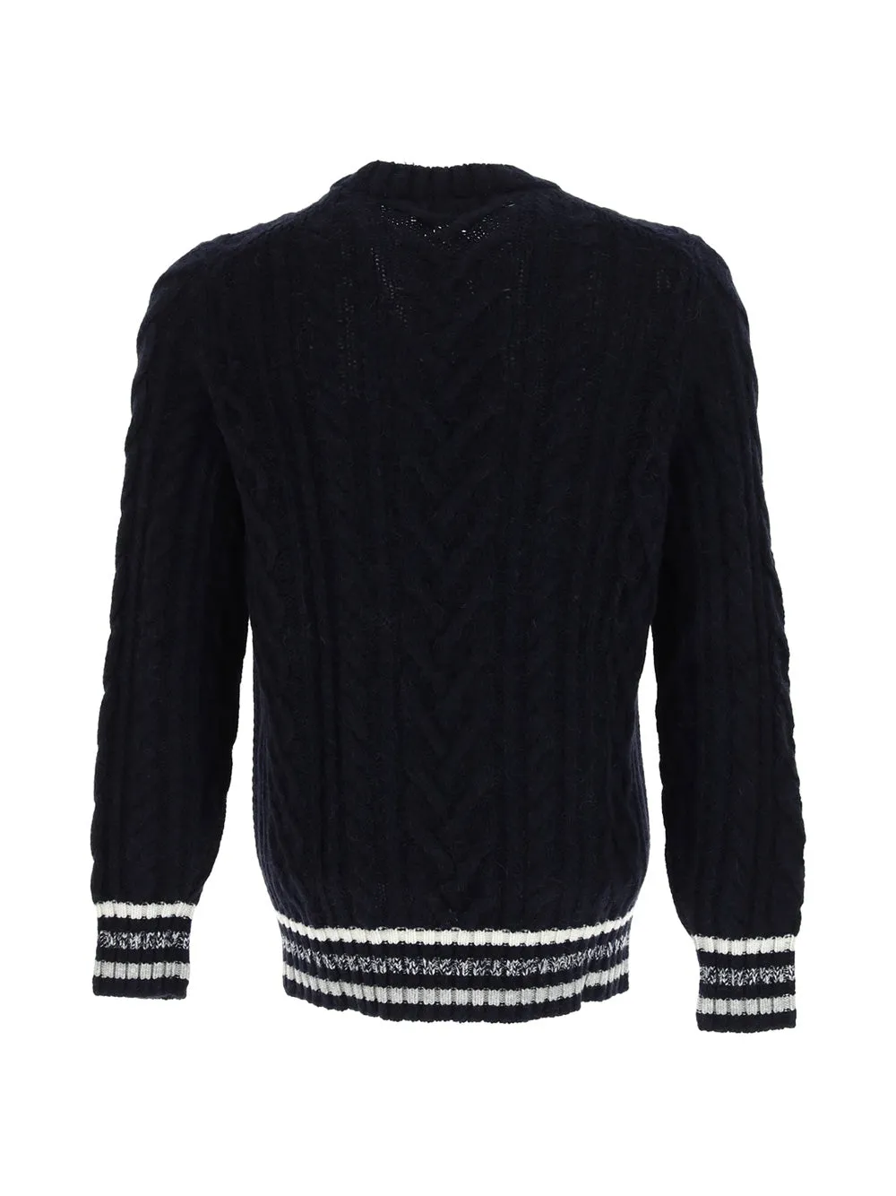 Brunello Cucinelli Cable-Knit Crewneck Long-Sleeved Jumper