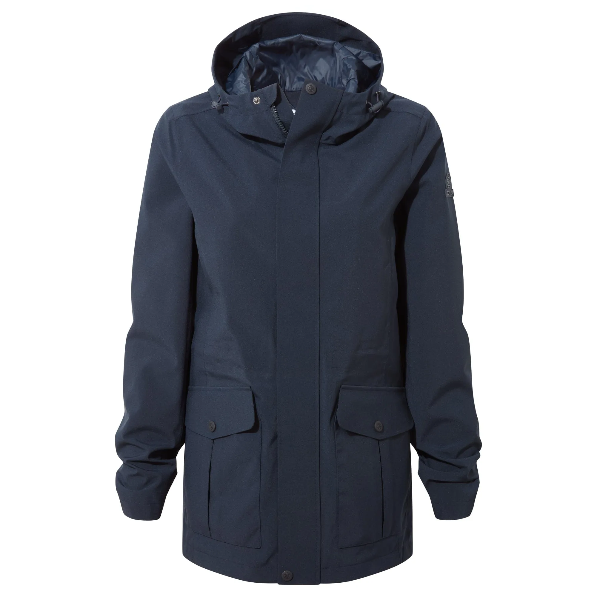 Burradon Womens Waterproof Jacket - Dark Indigo