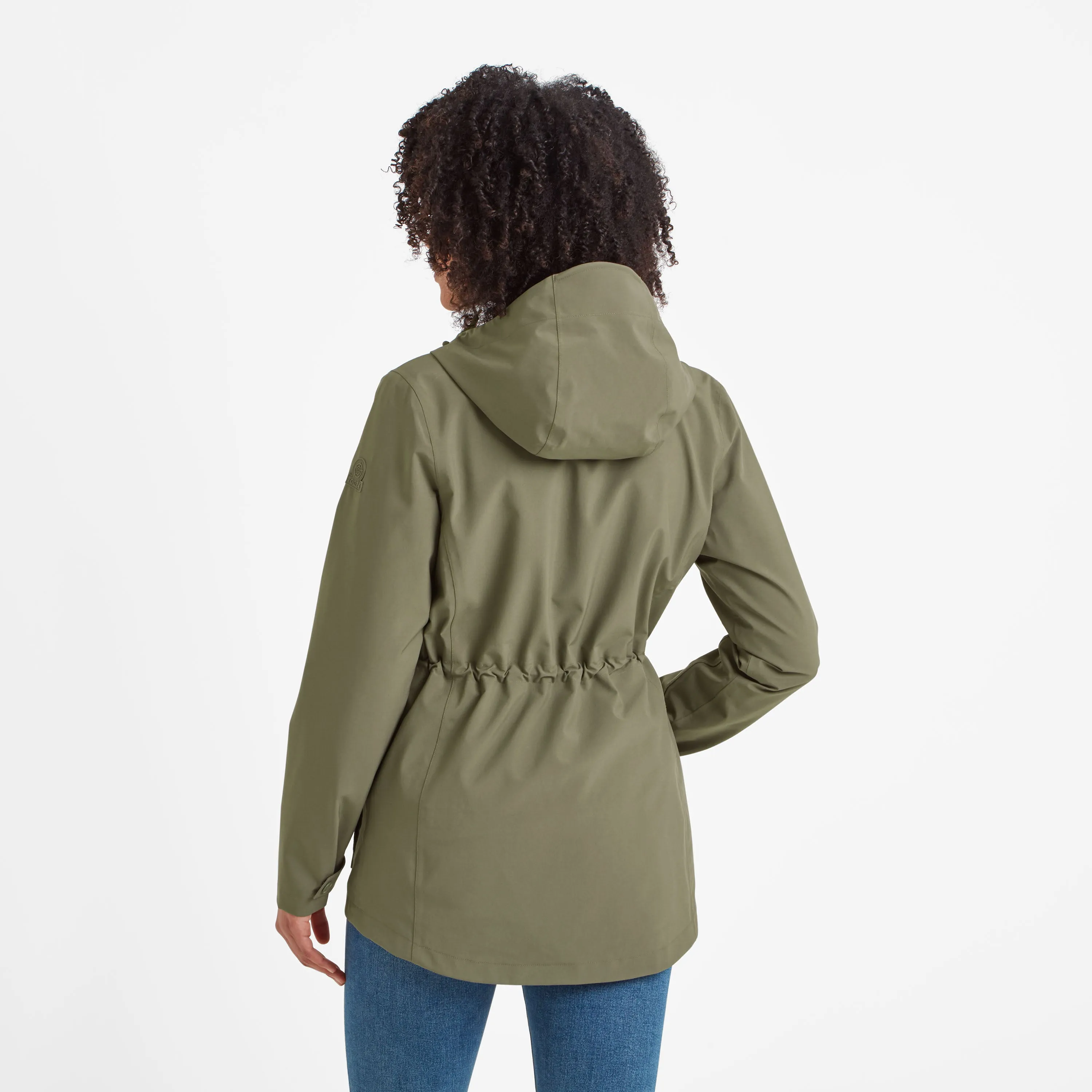 Burradon Womens Waterproof Jacket - Light Khaki