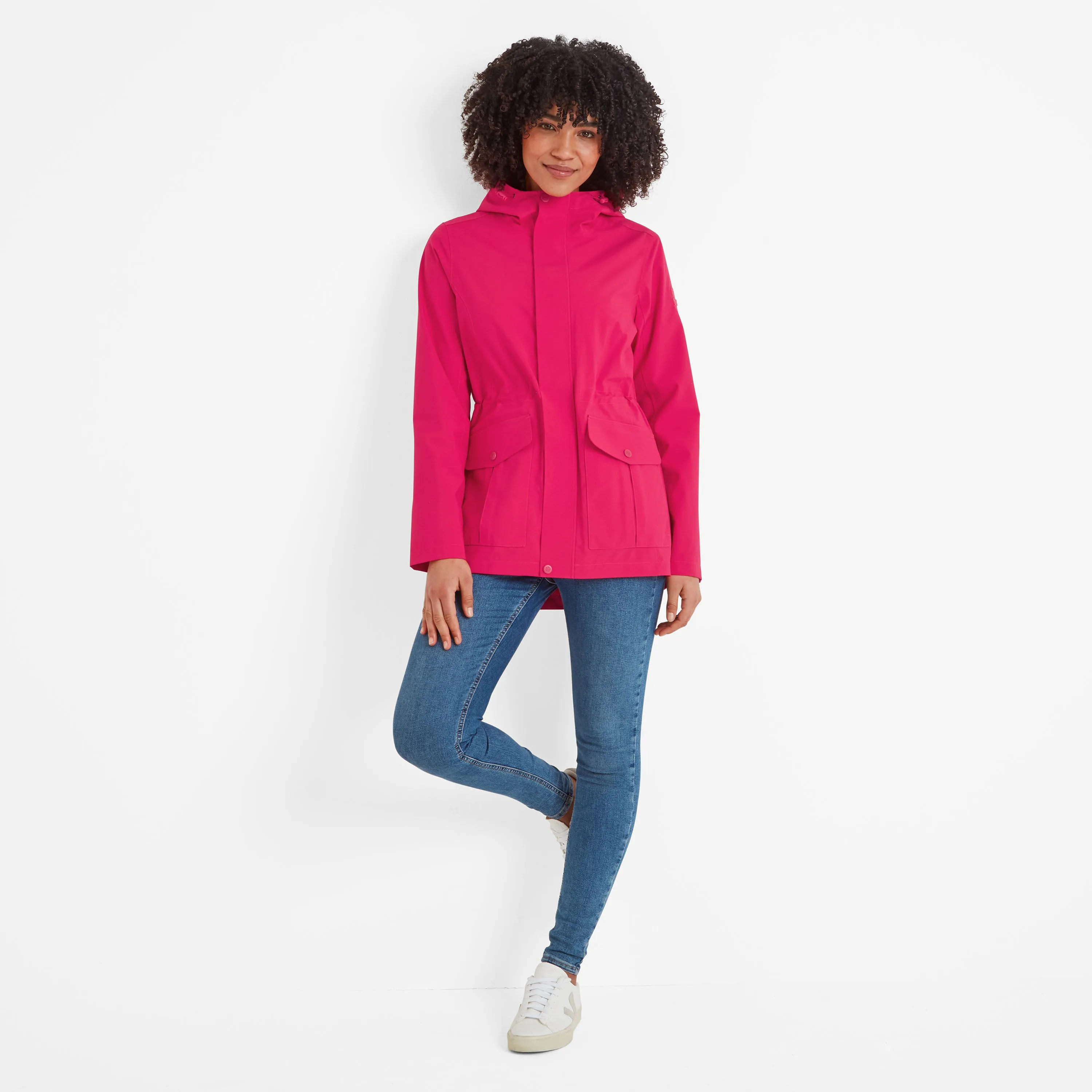 Burradon Womens Waterproof Jacket - Magenta Pink