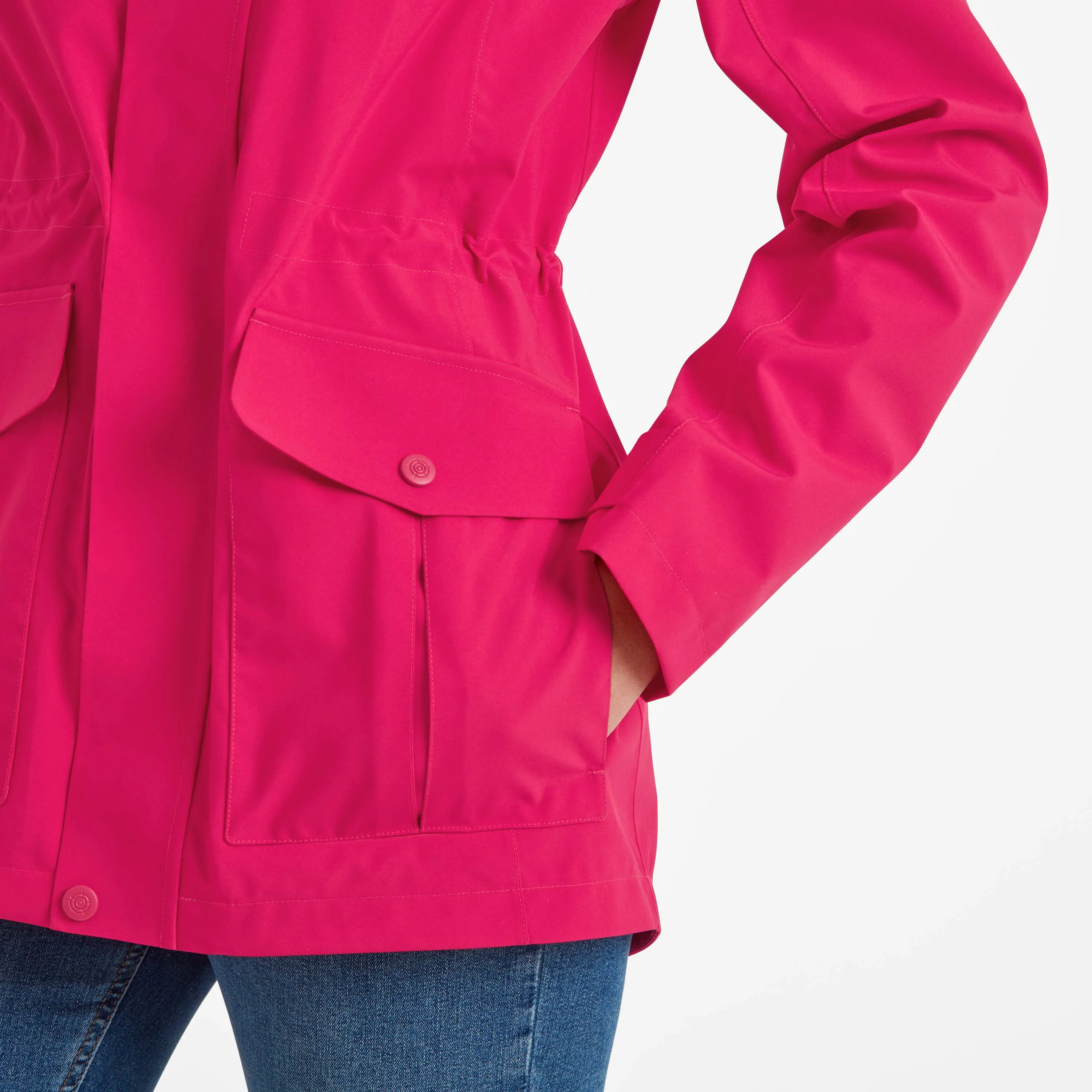 Burradon Womens Waterproof Jacket - Magenta Pink