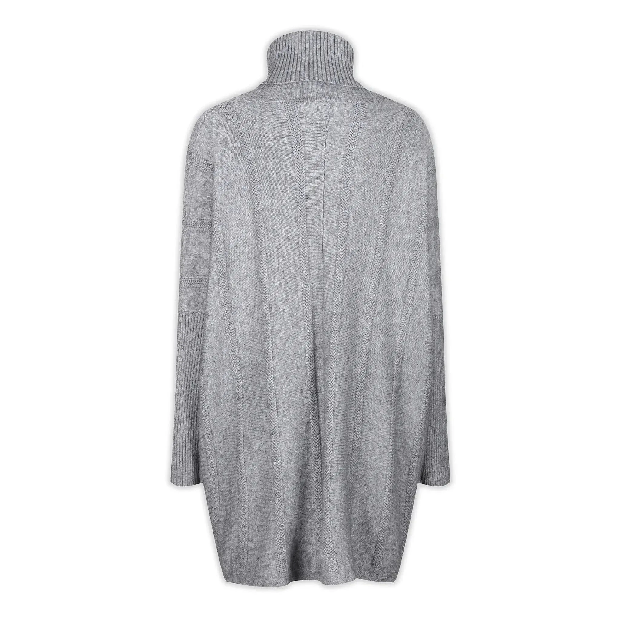 Cable Knit Grey Jumper