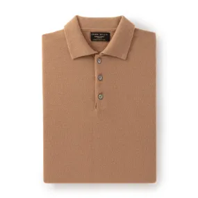 Camel Cashmere Polo