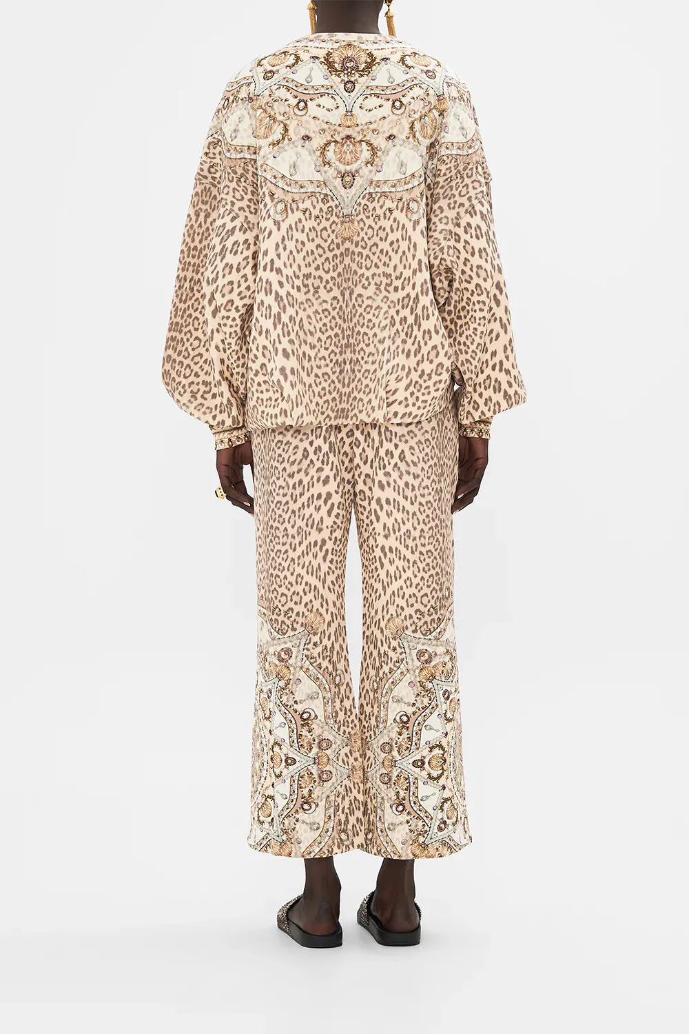 CAMILLA | Grotto Goddess Embellished Tuck Detail Sweater