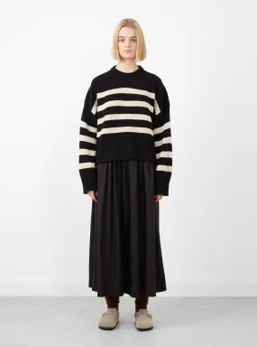 Campa Jumper Black Sand Stripe