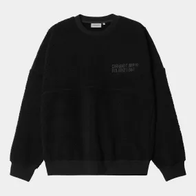 Carhartt WIP - Coordinate Pile Crewneck Sweatshirt - Black / Grey