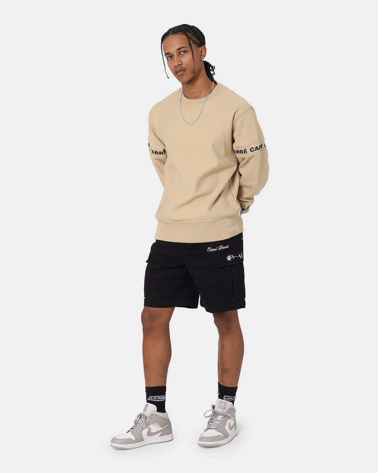 Carré La Manche Crewneck Stone