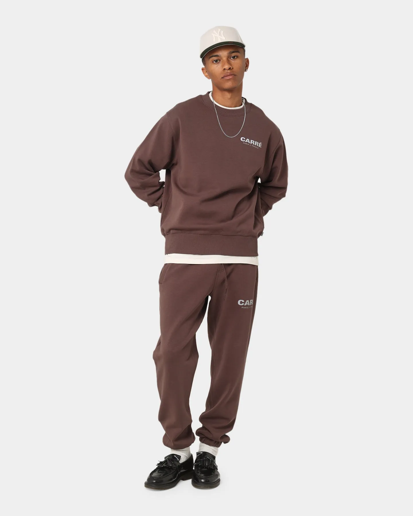 Carré Motion Crewneck Dark Brown