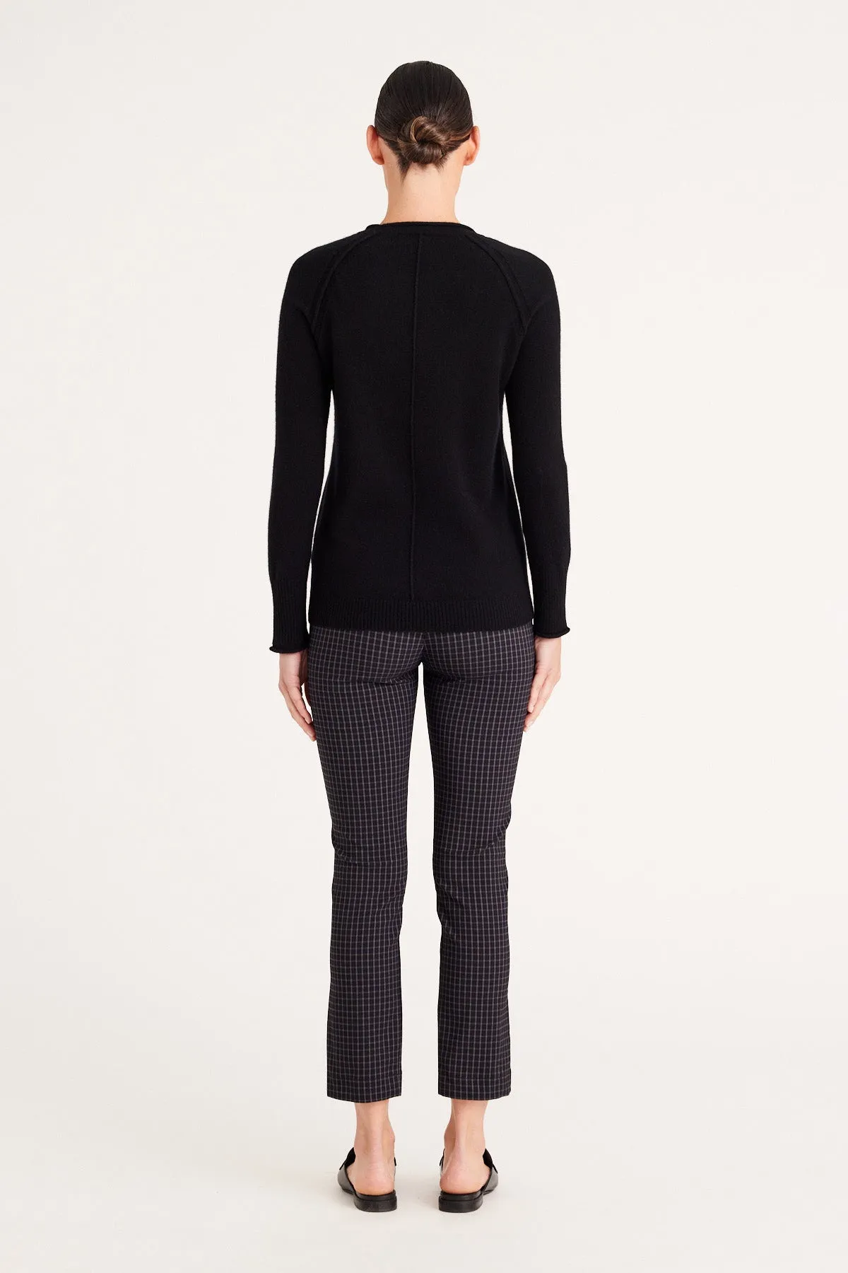 Cashmere Crew Jumper - Black