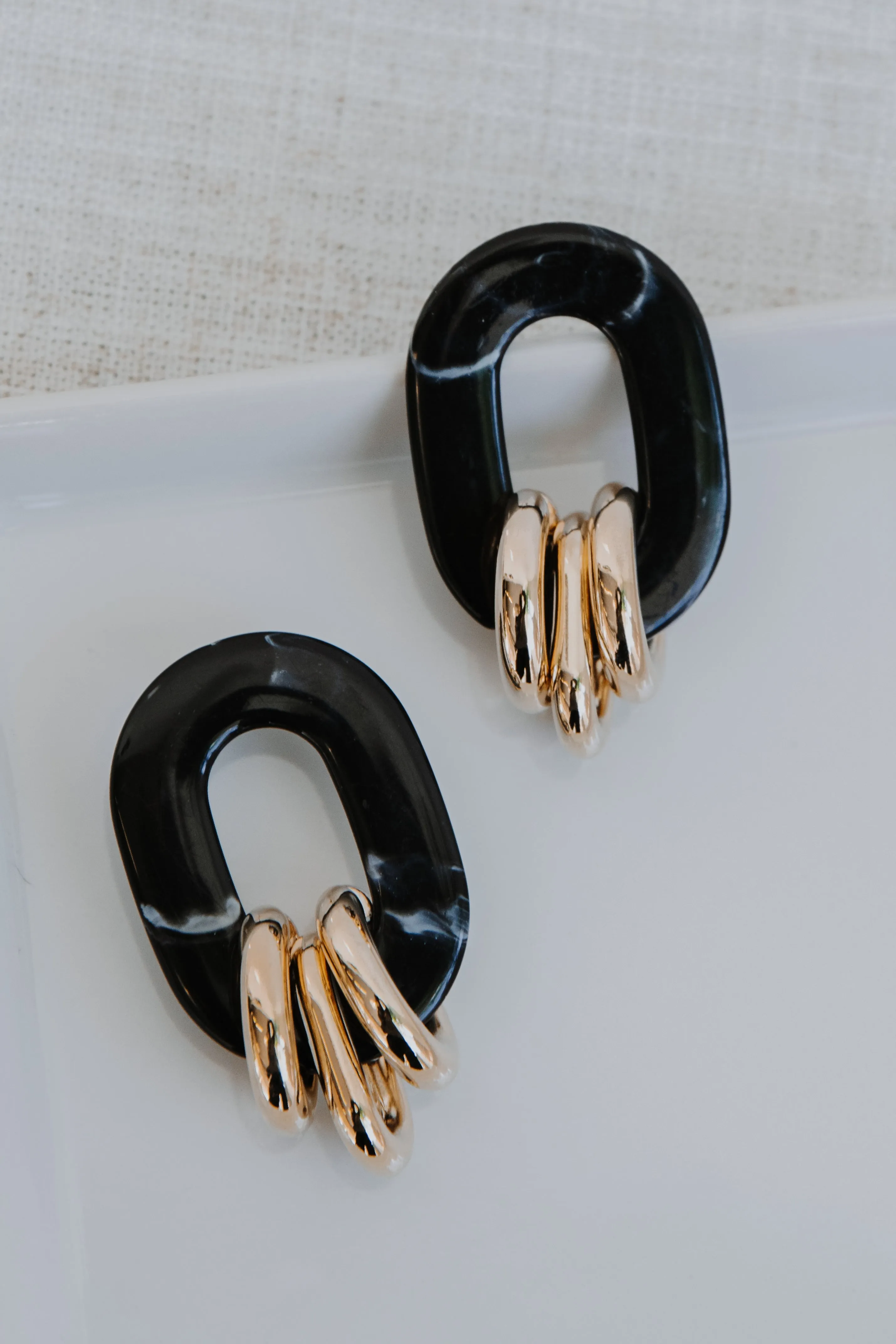 Chelsea Acrylic Statement Earrings